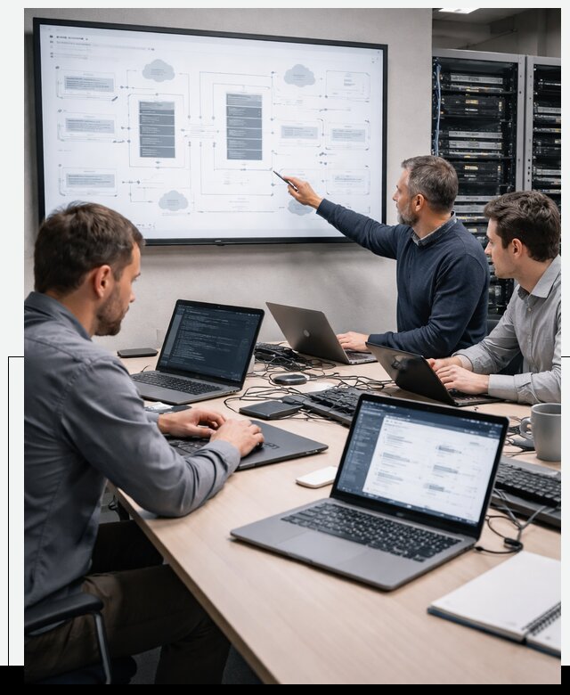 Системная интеграция, внедрение и сопровождение IT-решений в Инте