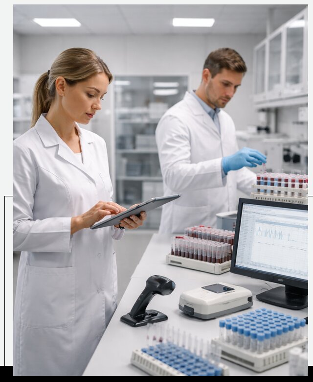 Разработка и внедрение LIMS системы для биотех лабораторий в Инте